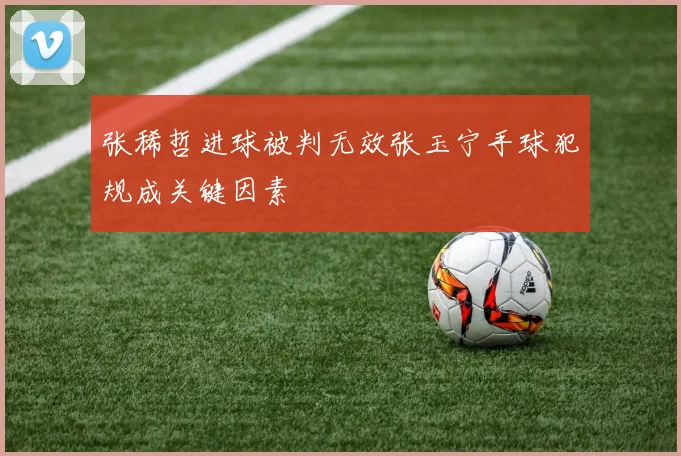 张稀哲进球被判无效张玉宁手球犯规成关键因素